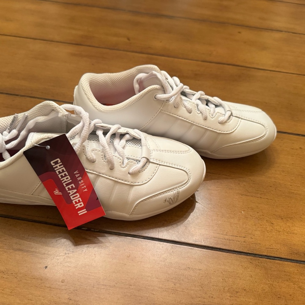 Varsity White Athletic Shoes for Women